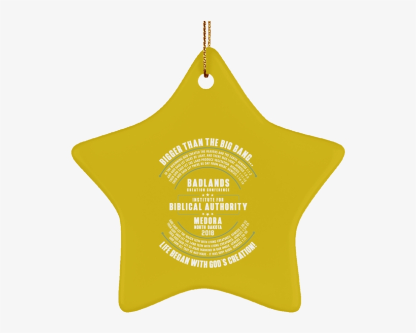 Limited Edition Gold Iba Star Ornament - Christmas Ornament, transparent png download
