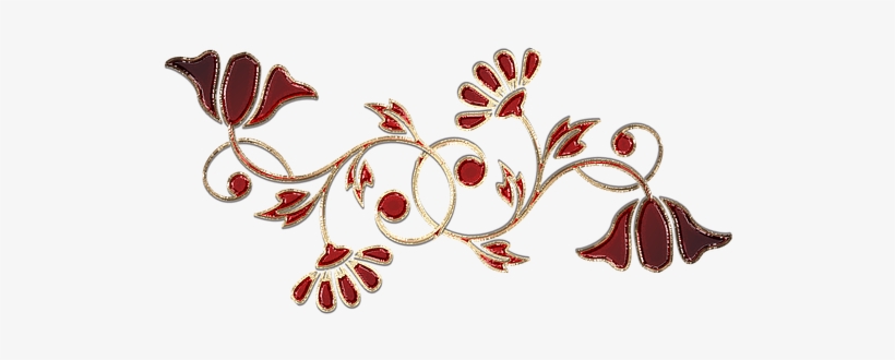 Cleaning Gold Jewellery With Attached Gemstones Or - Floral Motif Border Designs, transparent png download