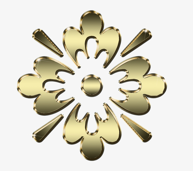 Gold Ornament - Gold, transparent png download