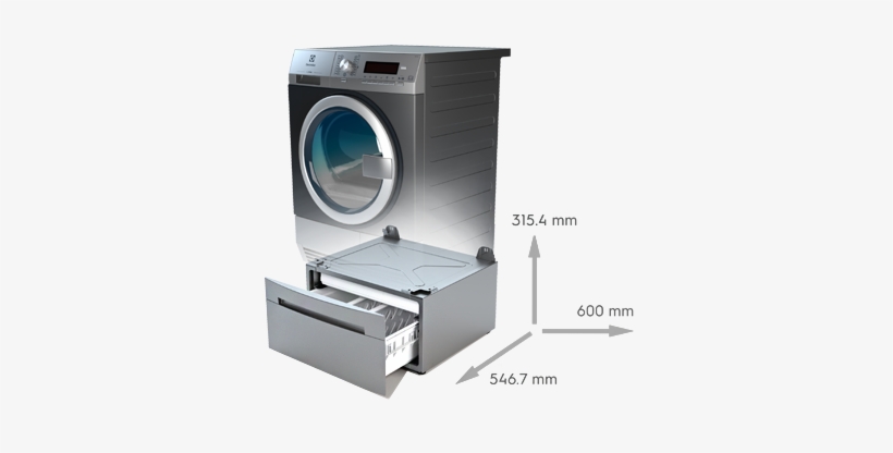 Cajón-peana Para Lavadora Y Secadora Mypro Electrolux - Pralka I Suszarka W Słupku, transparent png download