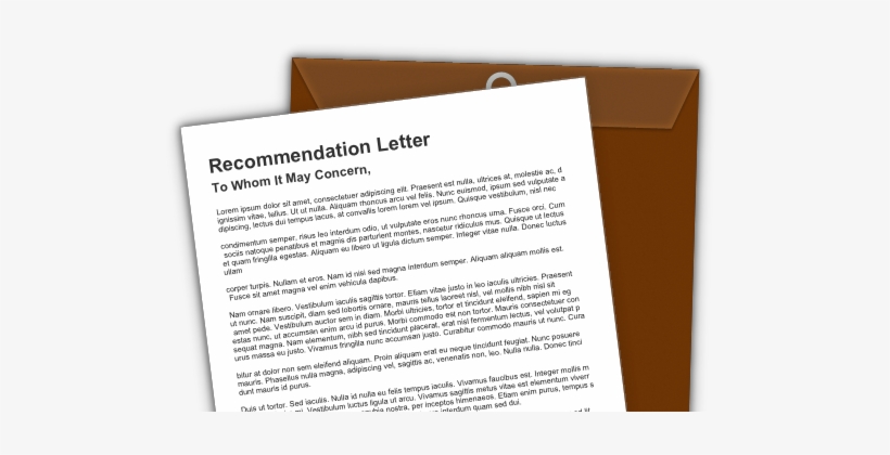 College Recommendation Letter Editing - 英文 推薦 信 範例, transparent png download