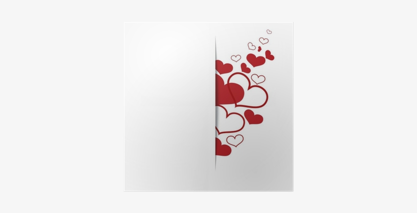 Hearts On White Background, Concept Love - Love, transparent png download