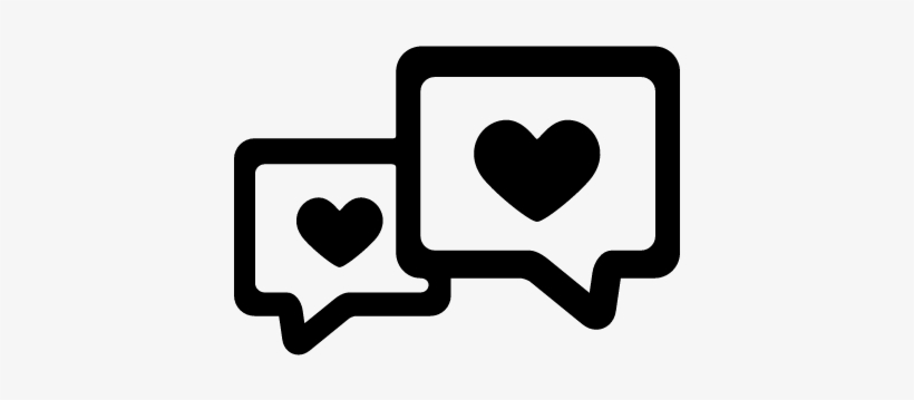 Speaking Of Love Vector - Love Silhouette Png, transparent png download