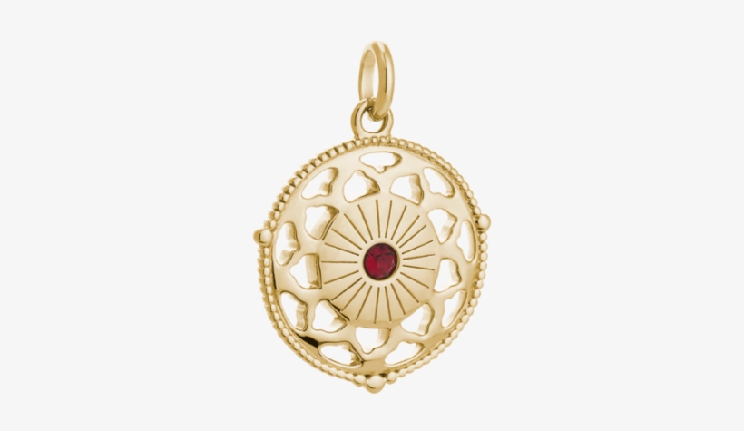 Kirstin Ash Gold Plated Filigree Travel Coin Charm - Locket, transparent png download