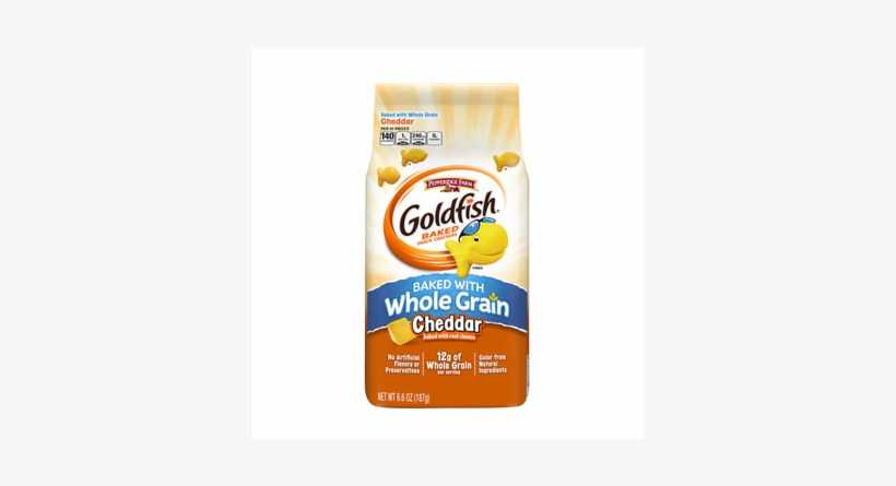 Pepperidge Farm Whole Grain Cheddar Goldfish - Goldfish Baked With Whole Grain Xtra Cheddar, transparent png download
