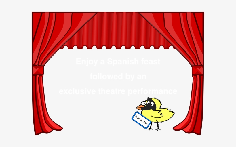 Talent Show Cliparts - Theatre Curtains Clip Art, transparent png download