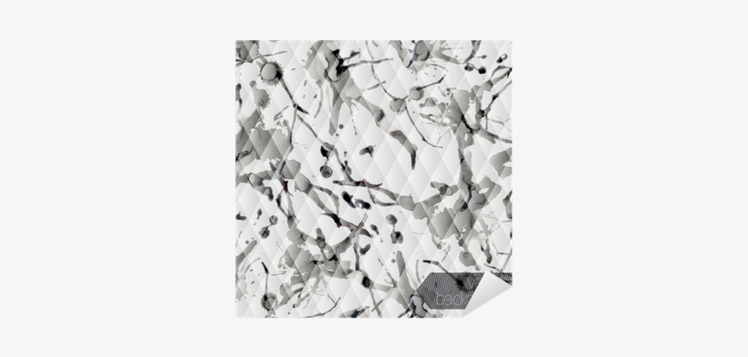 Monochrome Geometrical Rhomb Seamless Background With - Geometry, transparent png download