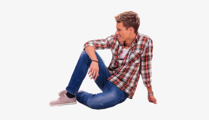 Share This Image - Guy Sitting Png, transparent png download