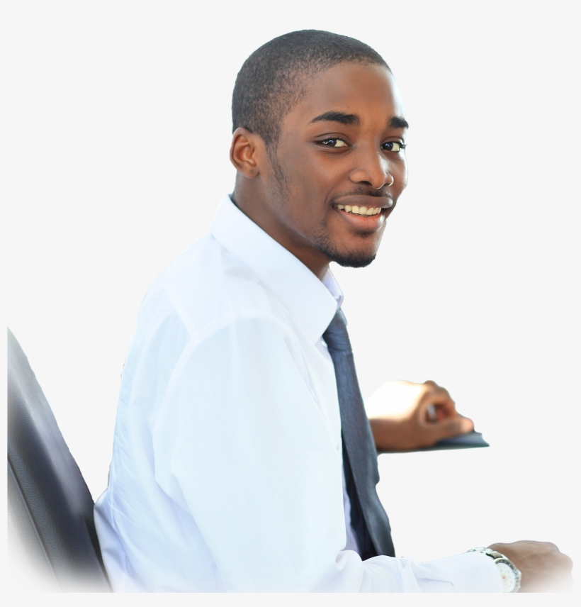 Guy On Chair In Office - Sitting, transparent png download