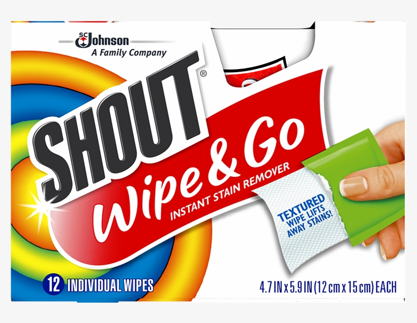 Shout Wipe And Go - Shout Wipes, transparent png download