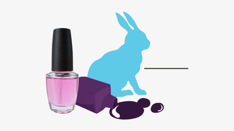 Nail Polish - Rabbit Silhouette, transparent png download