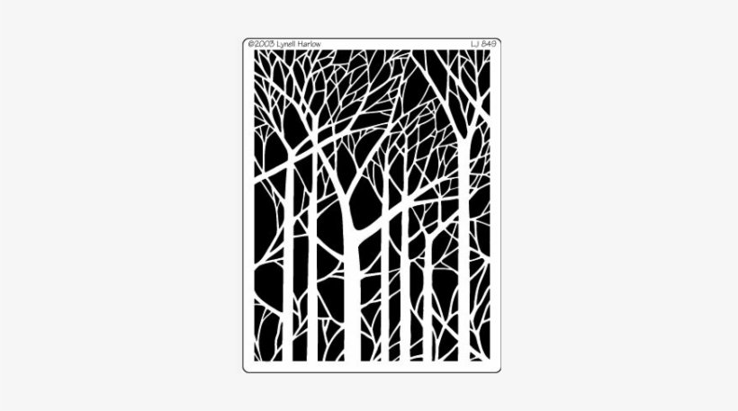 Bare Trees - Dreamweaver Stencil - Trees, transparent png download