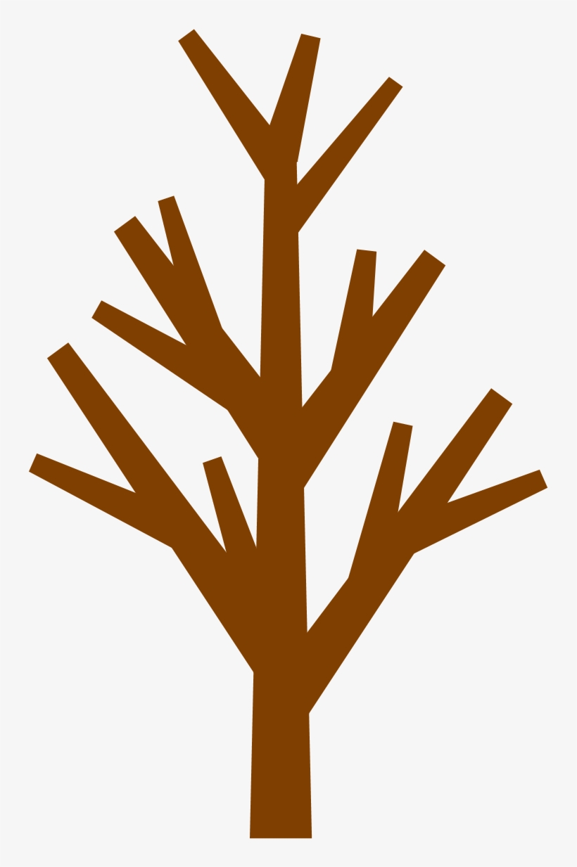 28 Collection Of Brown Tree Without Leaves Clipart - Tree No Leaves Clip Art, transparent png download