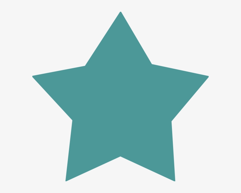 Yellow Sunburst Background - Teal Star Clip Art, transparent png download