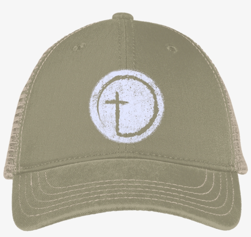 Believers' Billboard Embroidered Distressed Cross In - Cap, transparent png download