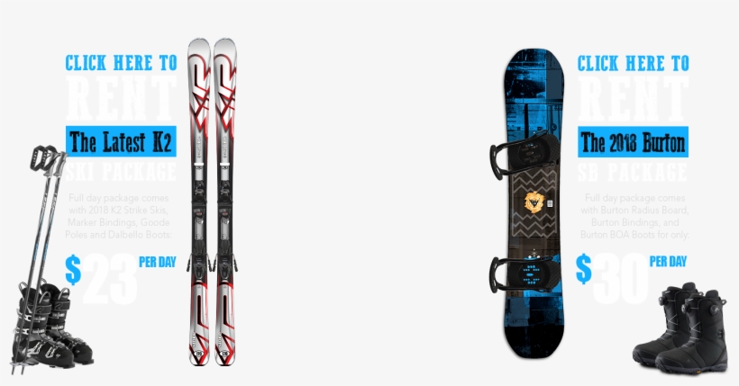 Rent The Latest Skis & Snowboards - Snowboard, transparent png download