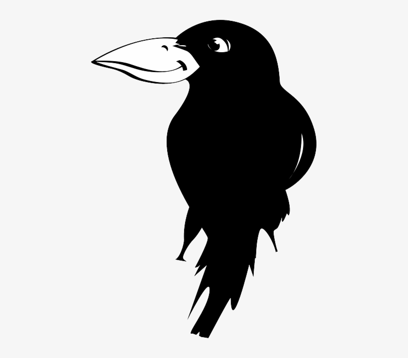 Bird, Jackdaw, Crow - Raven Large Tote Bag, Adult Unisex, Natural, Large, transparent png download
