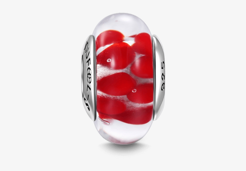 Murano Glass Charms Soufeel Rose Petals Murano Glass, transparent png download