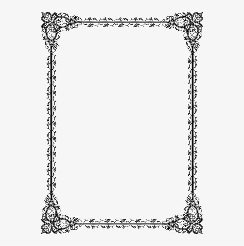 Picture Frames Drawing Netherlands Line Van - Vintage Frames, transparent png download