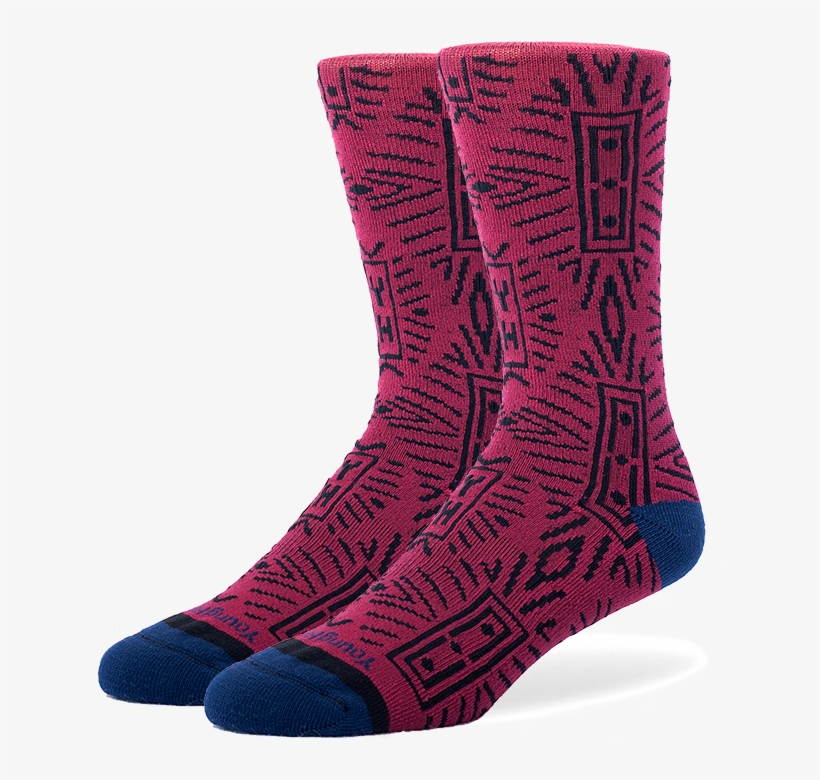 Young Hearted Casual Socks - Sock, transparent png download