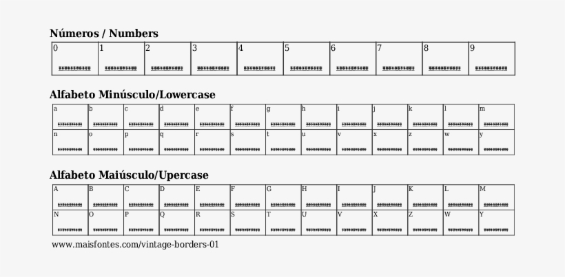 Font Details Vintage Borders - Naptár 2011, transparent png download