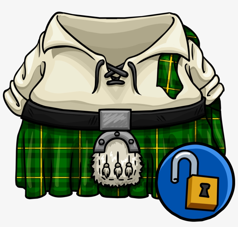 Emerald Kilt Icon - Icon, transparent png download