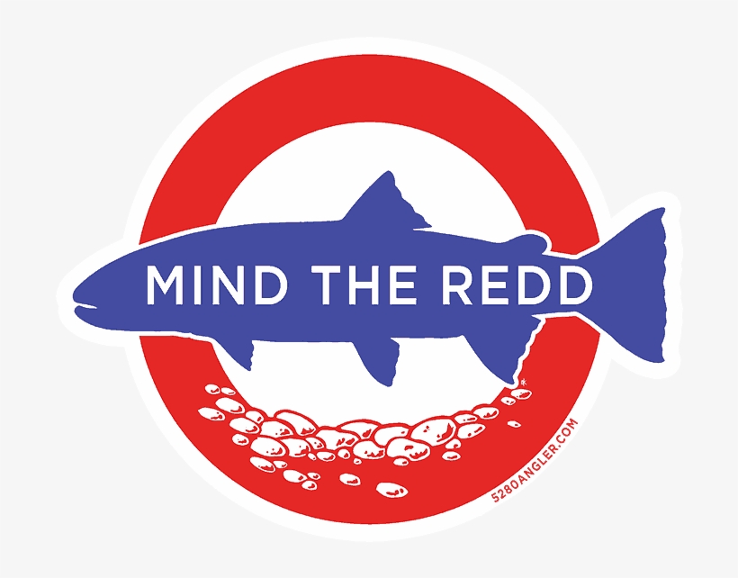 Nate Karnes Mind The Redd Decal - Colorado Colored Fish Logo, transparent png download