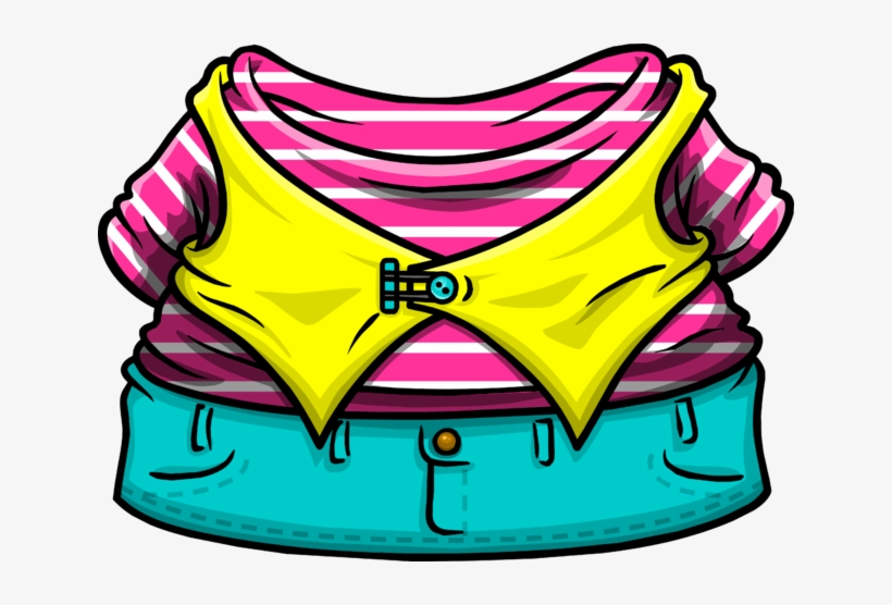 Stand Out Outfit Clothing Icon Id 4646 - Transparent Club Penguin Clothes, transparent png download