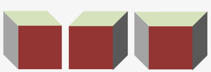 The Combined Visual Perception Of A Die From Two Distinct - Reverse Perspective Art, transparent png download