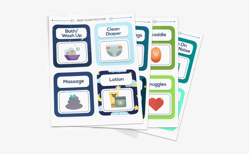 Printable Routine Cards For Wind Down Routines - Infant, transparent png download