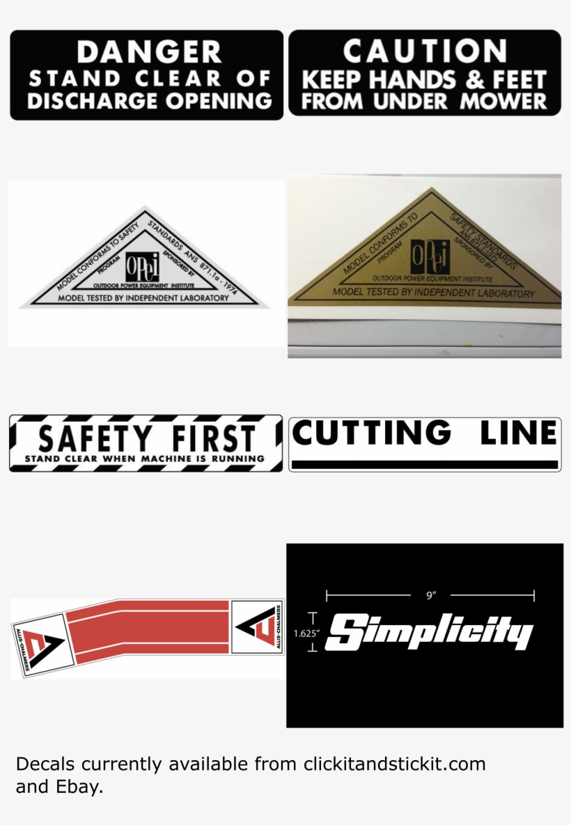 Decals - Thumb - - Allis Chalmers, transparent png download