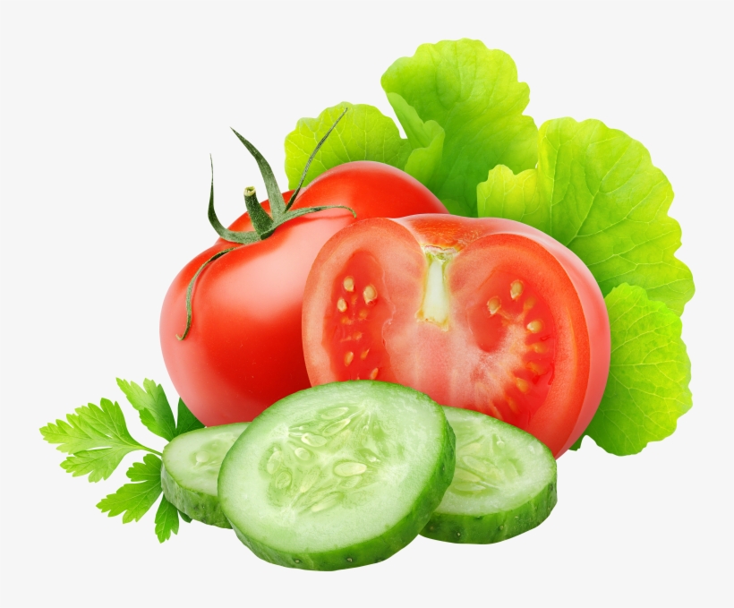 Tomato And Cucumber Slice - Aloe Vera With Cucumber, transparent png download