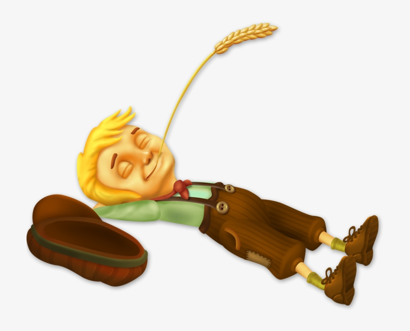 Tom Sleeping - Hay Day Characters, transparent png download