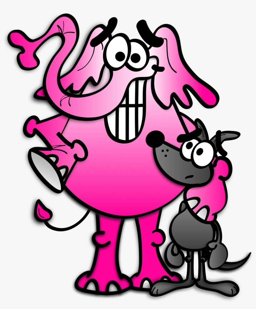The Pink Elephant Project - Black Dogs, Rollercoasters And Pink Elephants: Living, transparent png download
