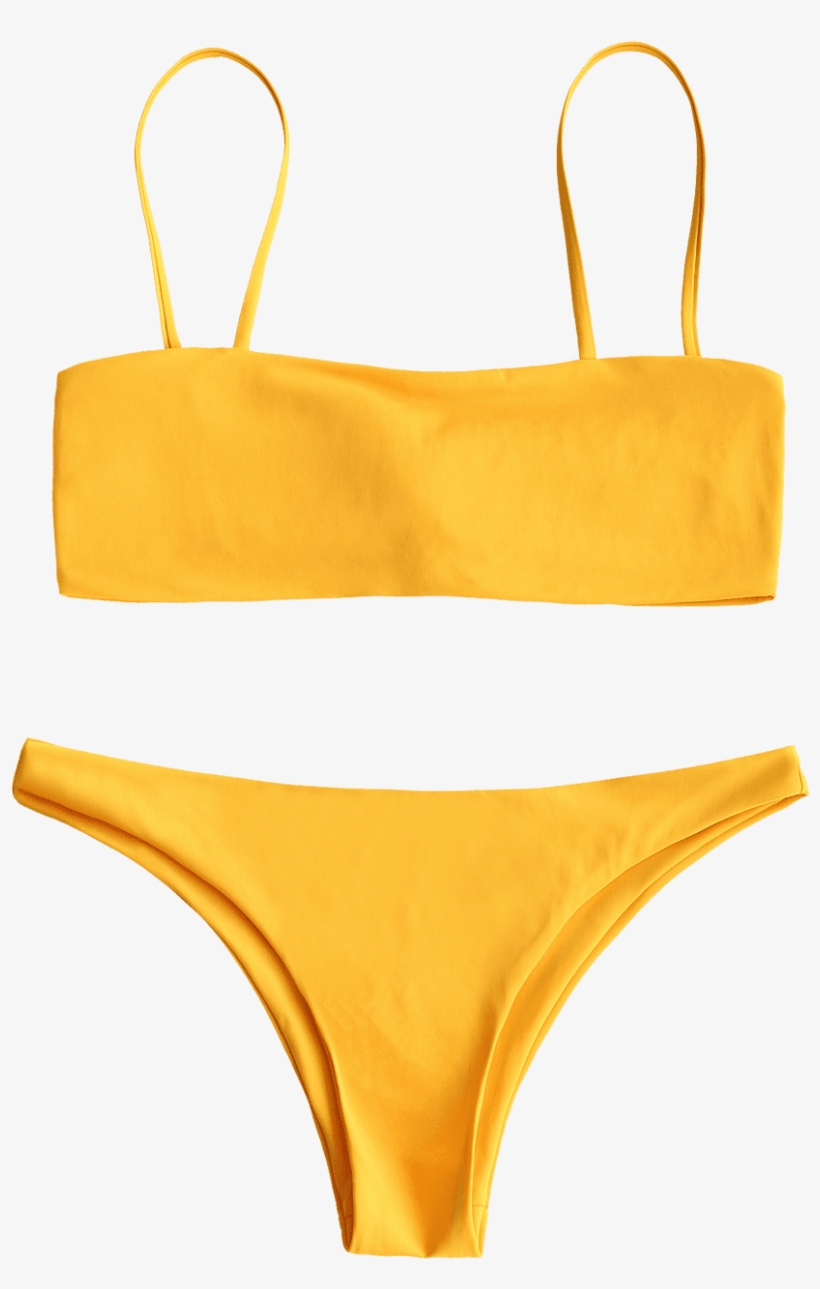 Sexy High Waisted Bikini Dropshiper,high Waisted Swimsuit - Yellow Bikini Png, transparent png download