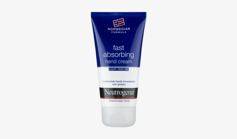 Neutrogena Fast Absorbing Hand Light Texture - Neutrogena Hand And Nail Cream, transparent png download