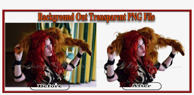 Jpg To Png Transparent Background - Red Hair, transparent png download