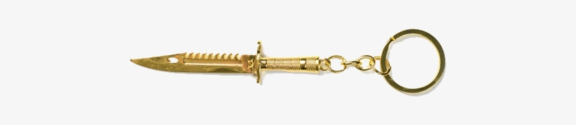 18k Gold Keychain M4a1 Fadecase, transparent png download