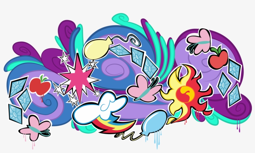 Ahsokafan100, Cutie Mark, Cutie Mark Only, Dance Magic, - Background Graffiti Transparent, transparent png download