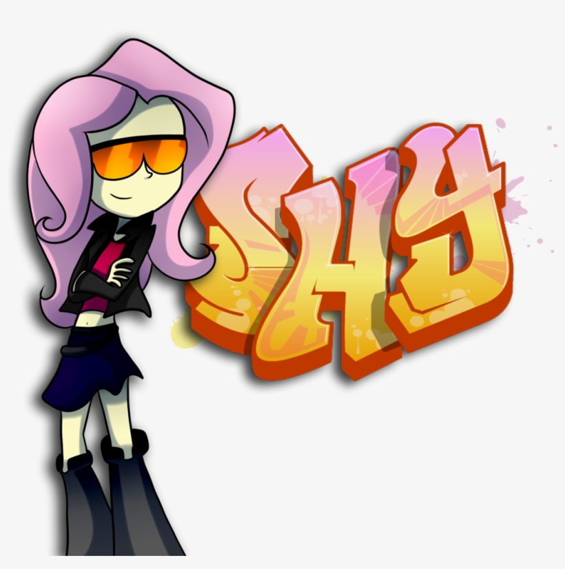 Fj-c, Belly Button, Clothes, Equestria Girls, Fluttershy, - Cartoon, transparent png download