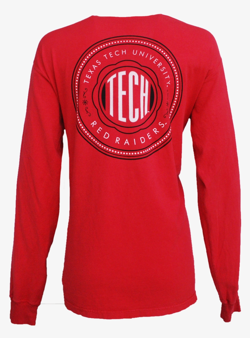 Comfort Wash Circle Dots Long Sleeve Shirt - Shirt, transparent png download