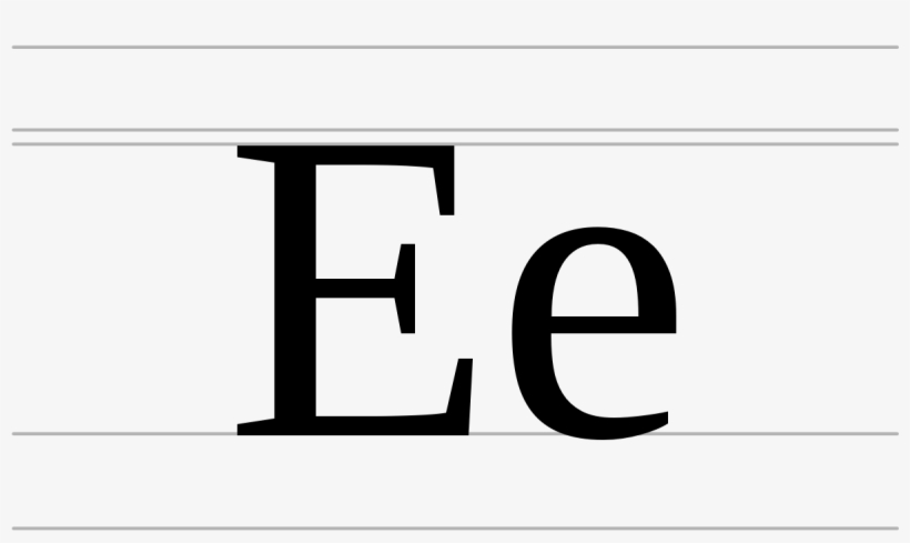Uppercase Lowercase Letter E PNG Image | Transparent PNG Free Download