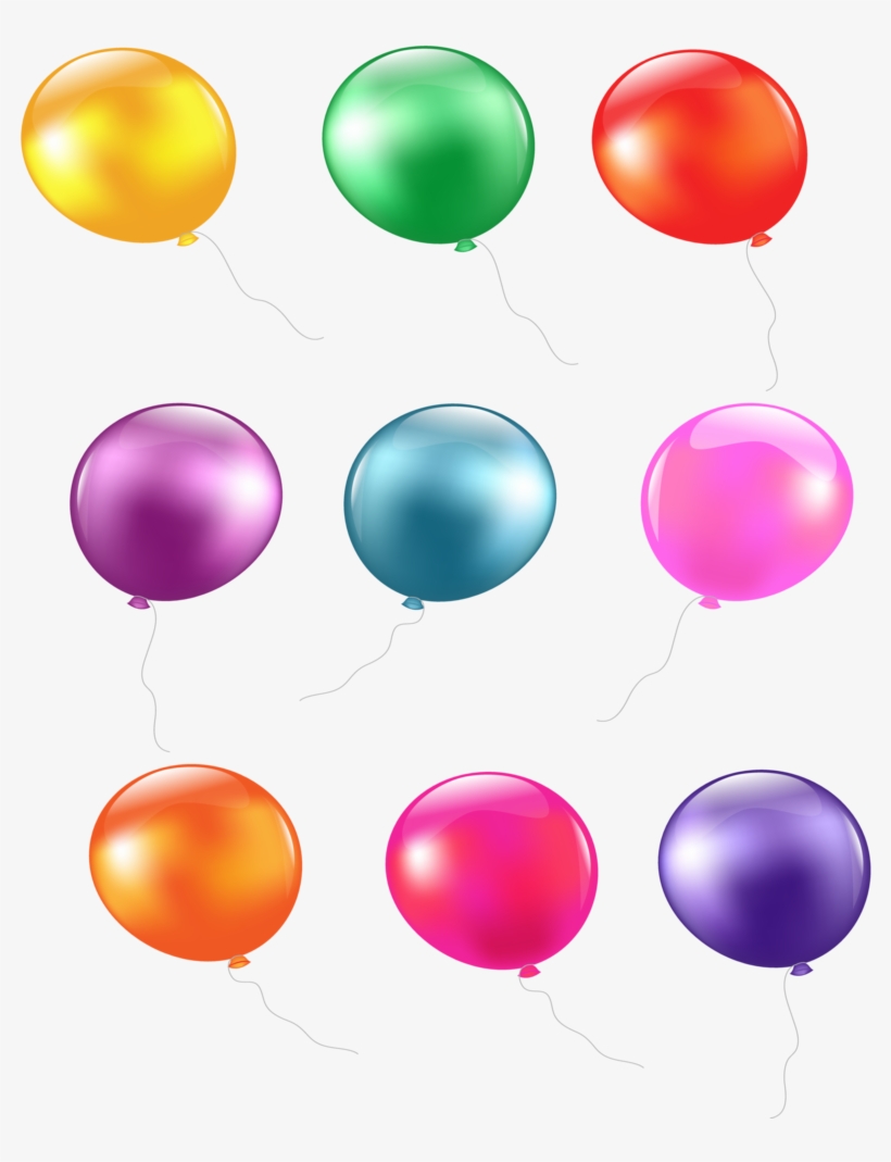 Globos-04 By Bbvzla - Toy Balloon, transparent png download