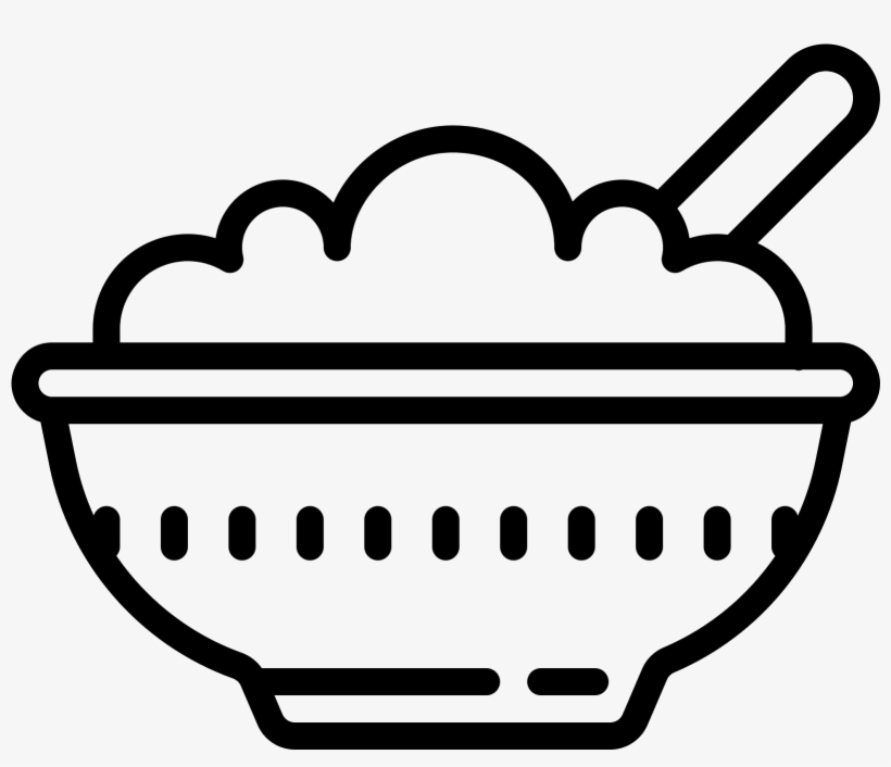 This Icon Is Has A Bowl With Porridge Inside Of It - Ícone Saudavel Png, transparent png download