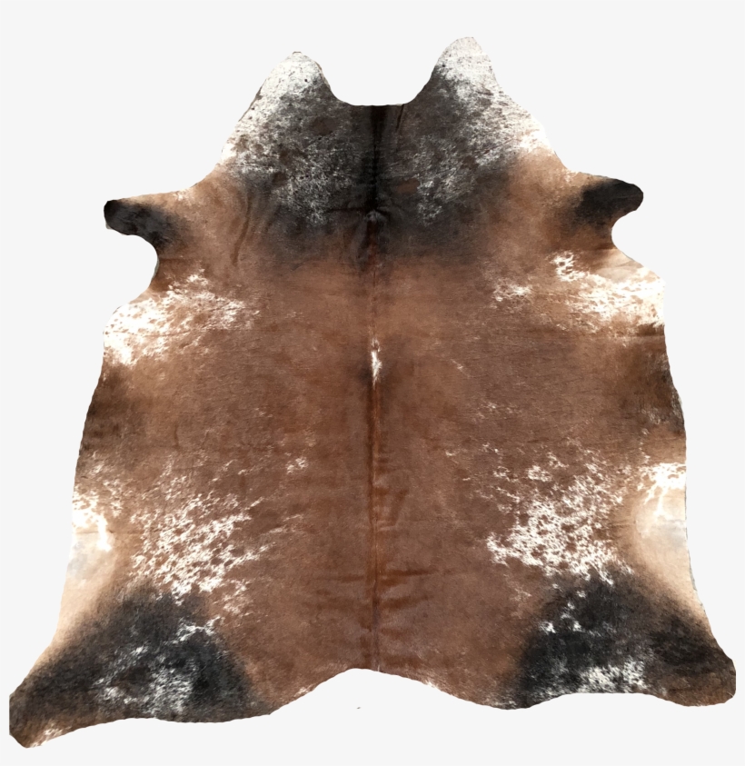 Brown With White And Black Specks Brazilian Cowhide - Carpet, transparent png download