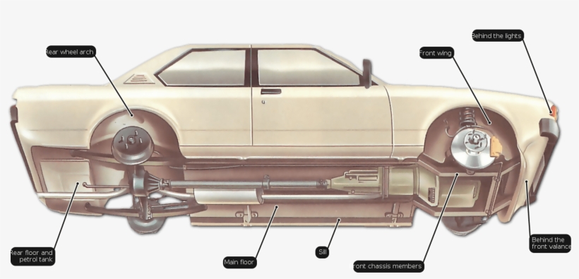 Partes Del Coche Por Debajo, transparent png download