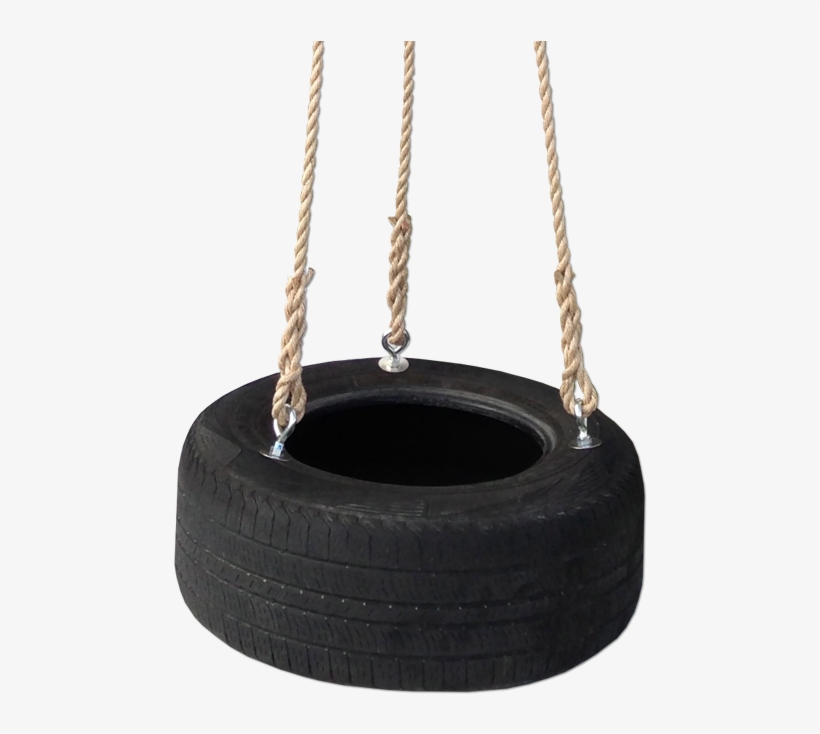 Recycled Tire Swing - Transparent Tire Swing Clipart, transparent png download