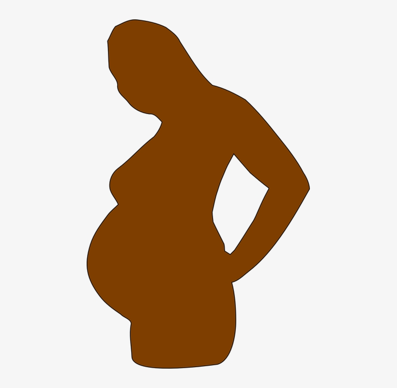 About Positive First Response Pregnancy Test On Earliest - Pregnant Woman Silhouette Transparent, transparent png download
