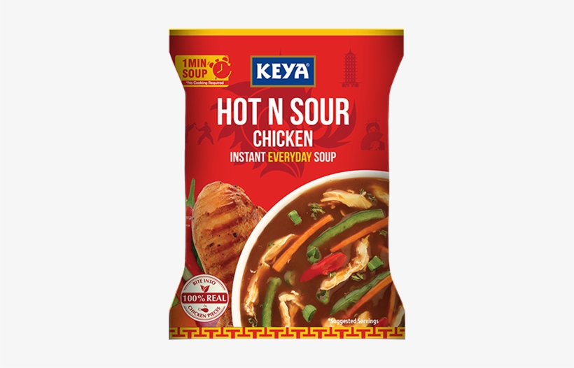 Keya Hot And Sour Chicken Soup, transparent png download
