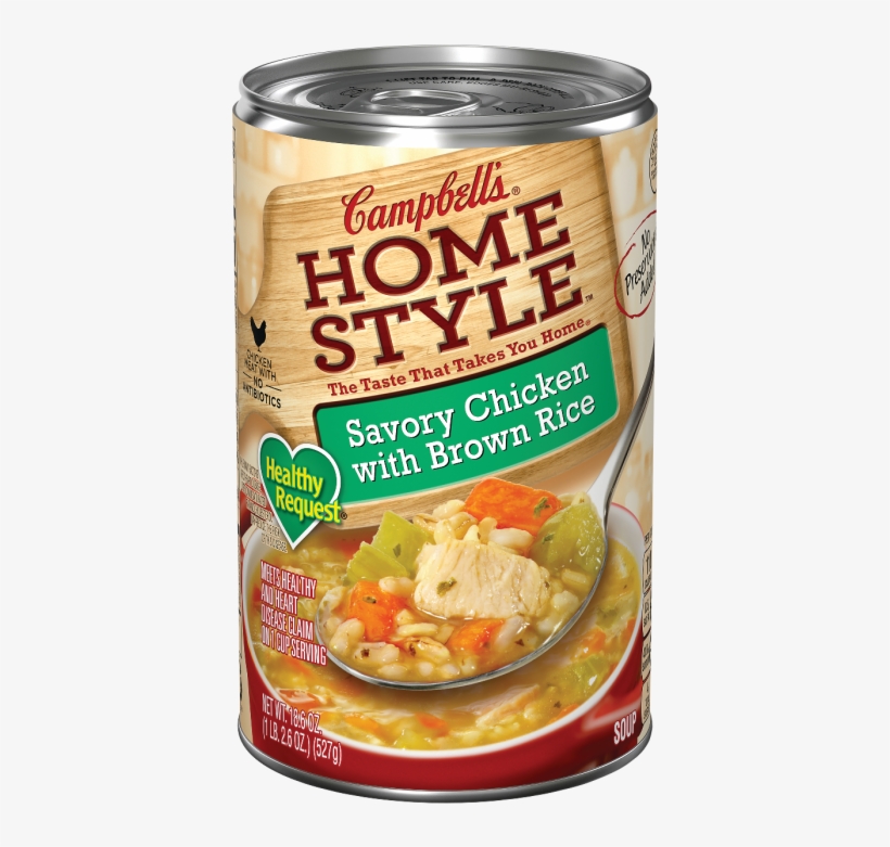 Campbell's® Homestyle Healthy Request® Savory Chicken - Campbell's Homestyle Chicken Noodle Soup, transparent png download